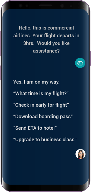 AI Chatbot Mobile Application Illustration